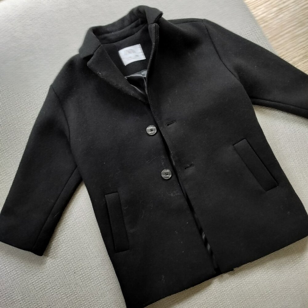 Wool blend coat